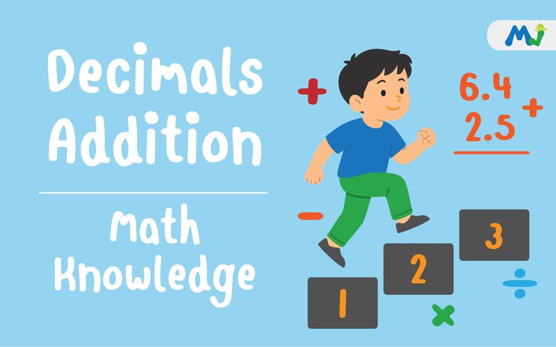 Decimals Addition math tutoring and learning